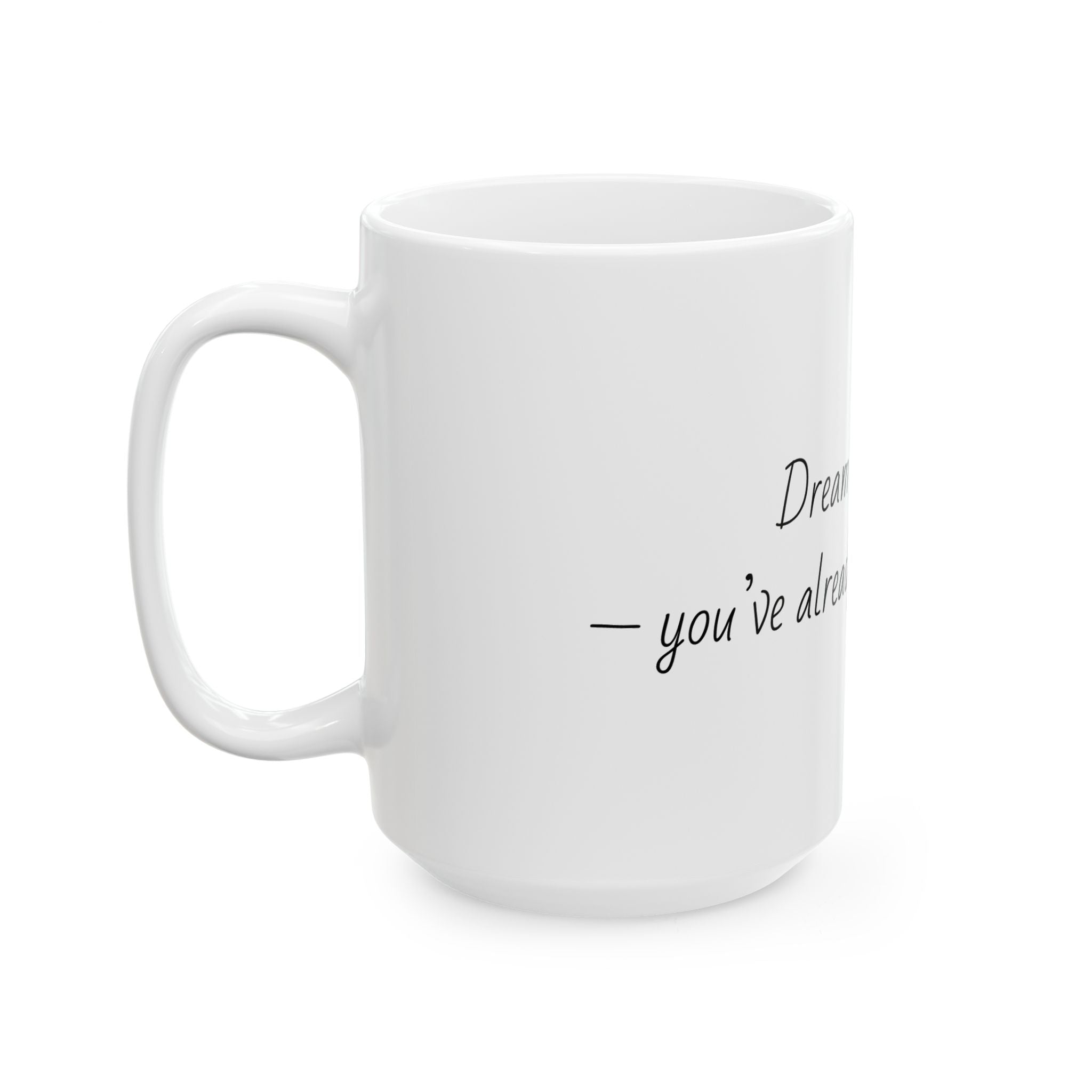 "Dream big, Doctor — you’ve already made us so proud." Personalized Doctor Mug - Minimalist Ceramic Coffee Cup for Medical Professionals with quote, wishes, 11oz & 15oz