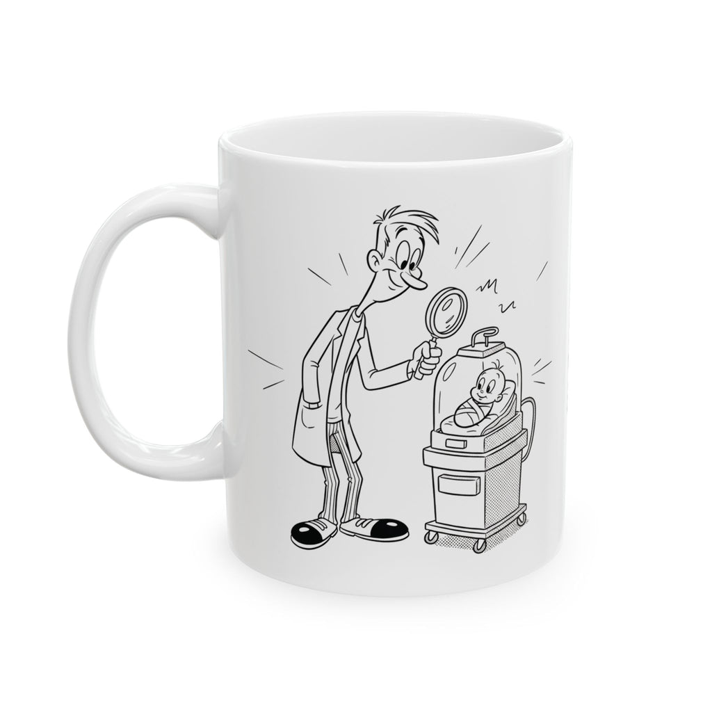 Funny Neonatologist Coffee Mug - Neonatology Doctor Gift - NICU Specialist White Ceramic Medical Humor Cup, 11oz & 15oz