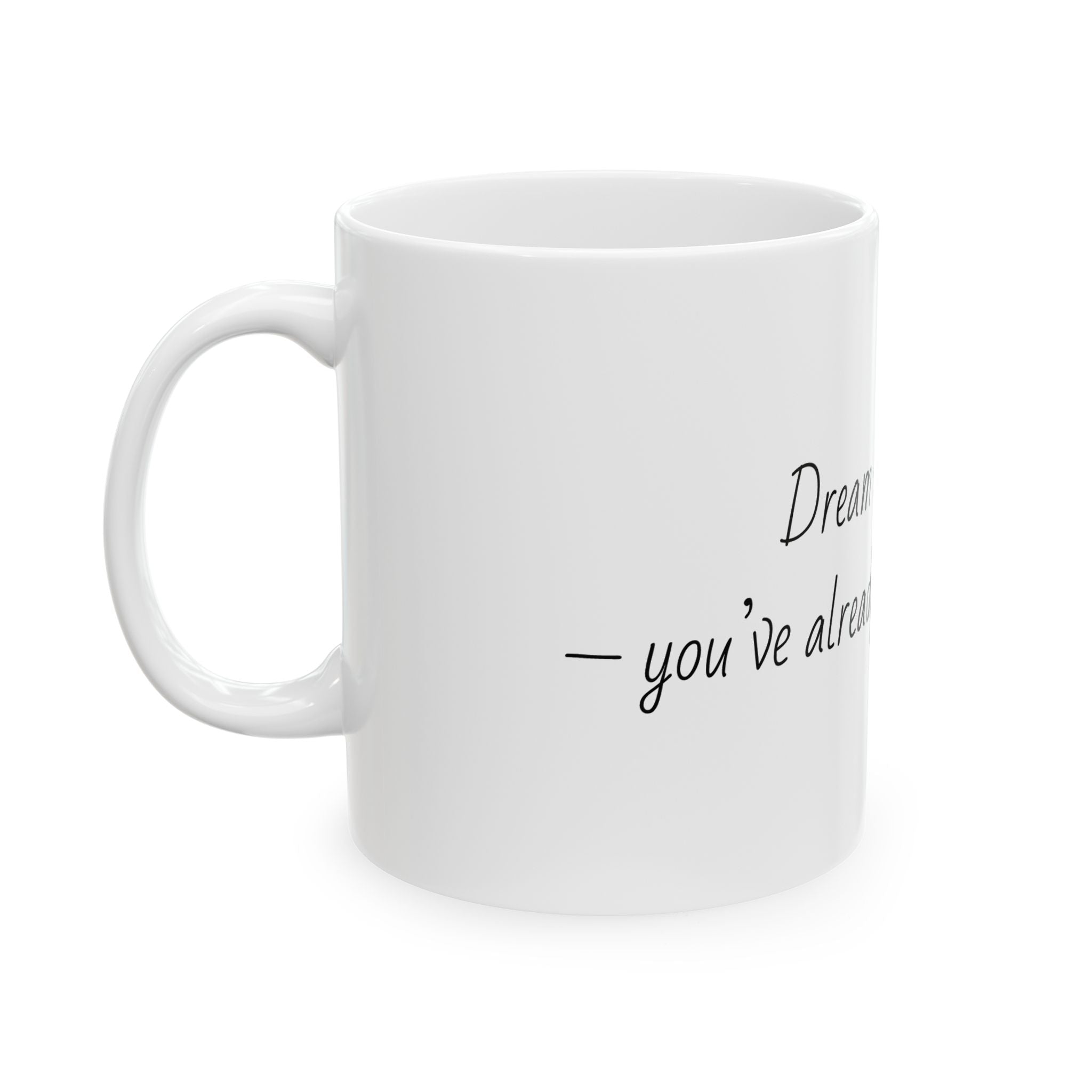"Dream big, Doctor — you’ve already made us so proud." Personalized Doctor Mug - Minimalist Ceramic Coffee Cup for Medical Professionals with quote, wishes, 11oz & 15oz