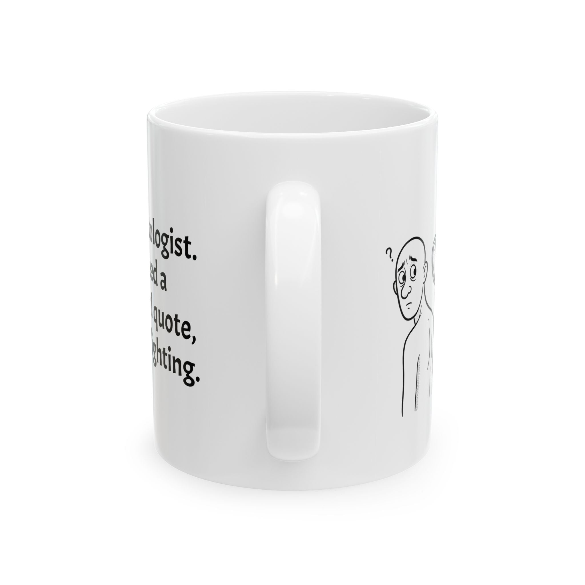 Funny Dermatologist Coffee Mug - Dermatology Doctor Gift - Skin Specialist White Ceramic Medical Humor Cup, 11oz & 15oz