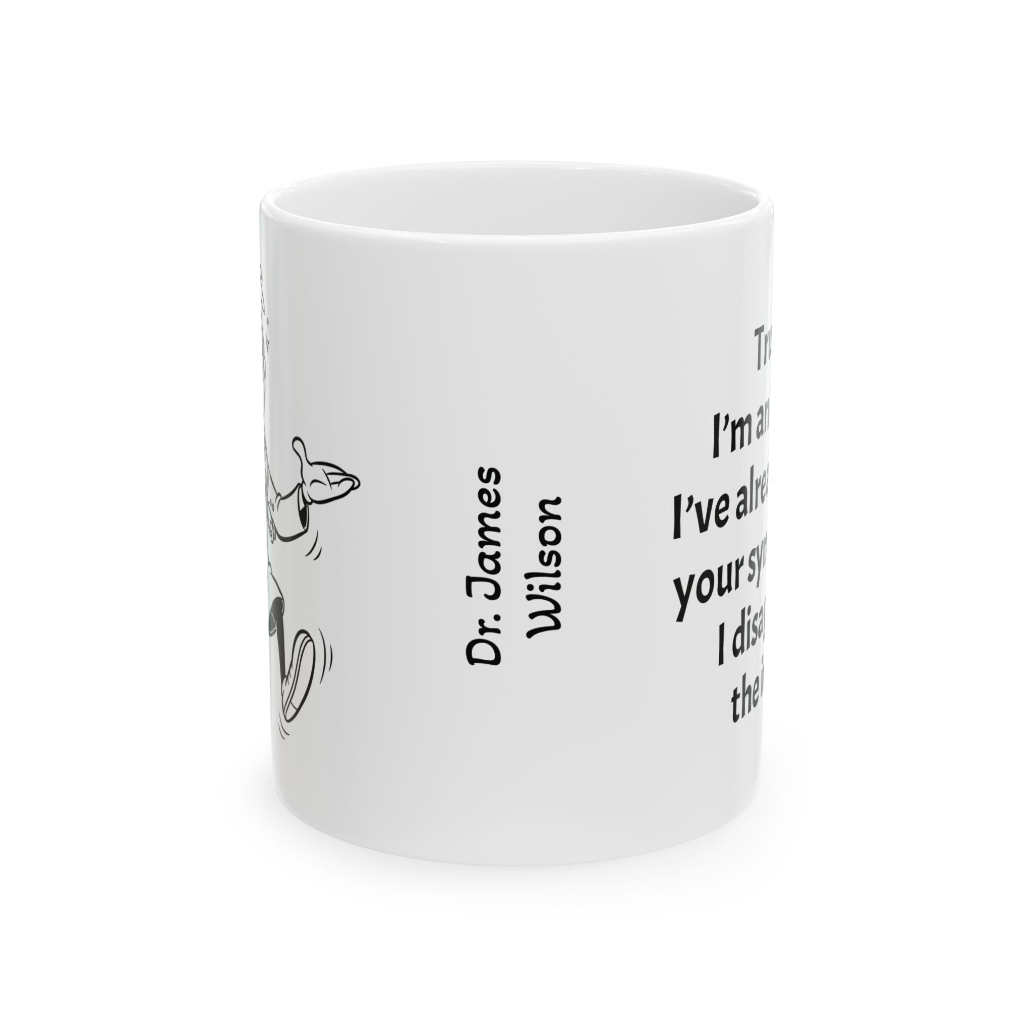 Funny Internist Coffee Mug - Internal Medicine Doctor Gift - White Ceramic Medical Humor Cup, 11oz & 15oz
