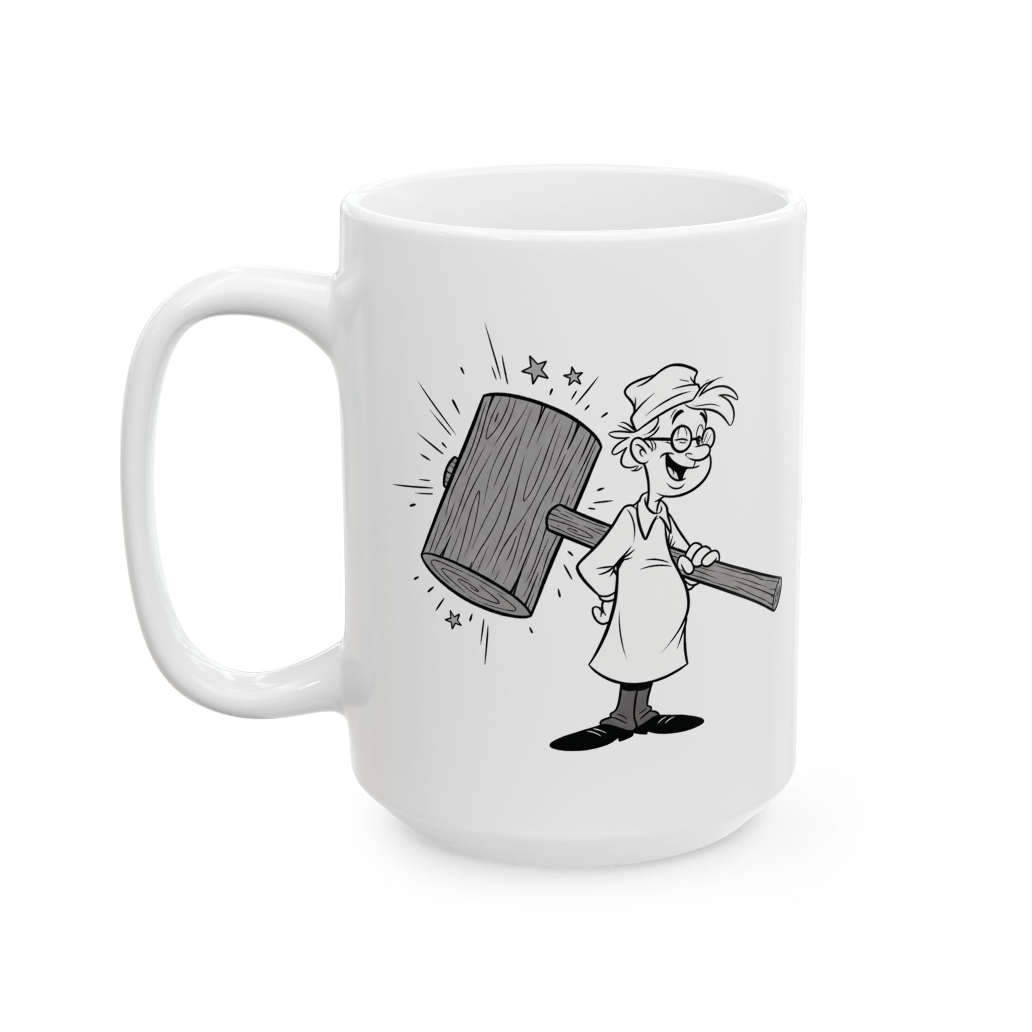 Funny Anesthesiologist Coffee Mug - Anesthesiology Doctor Gift - Gas Man/Woman White Ceramic Medical Humor Cup, 11oz & 15oz