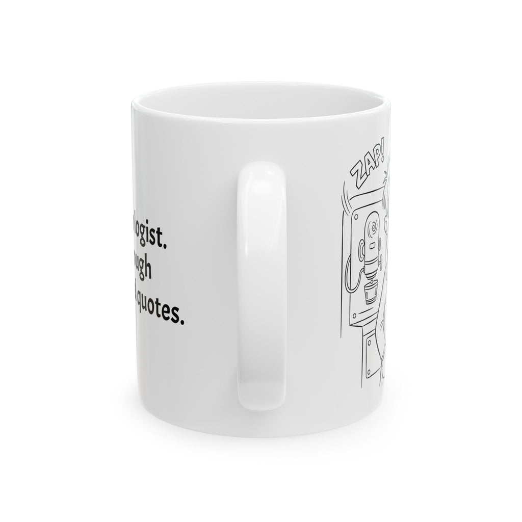 Funny Radiologist Coffee Mug - Radiology Doctor Gift - "The Invisible Doctor" White Ceramic Medical Humor Cup, 11oz & 15oz