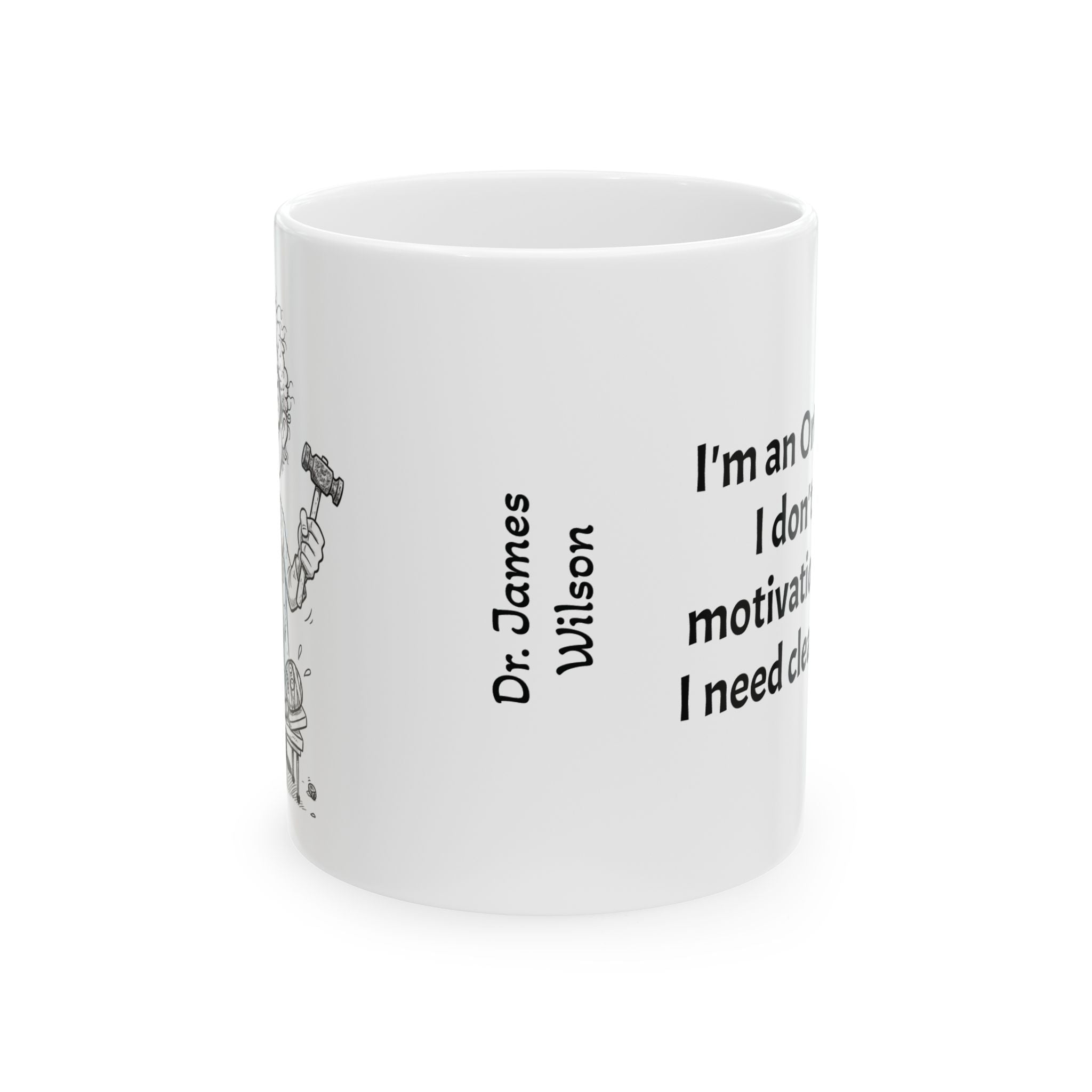 Funny Orthopedist Coffee Mug - Orthopedic Surgeon Gift - Bone Doctor White Ceramic Medical Humor Cup, 11oz & 15oz