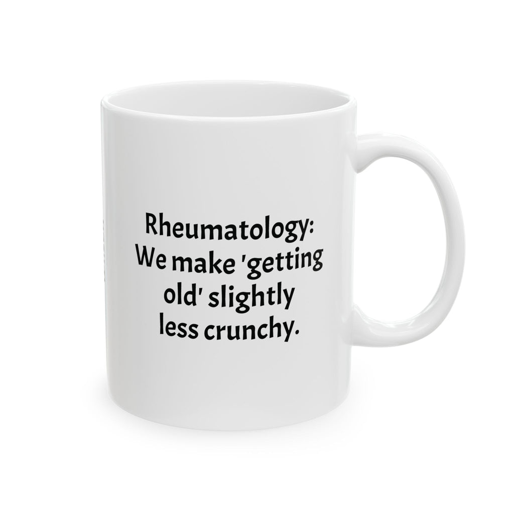 Funny Rheumatologist Coffee Mug - Rheumatology Doctor Gift - White Ceramic Medical Humor Cup, 11oz & 15oz