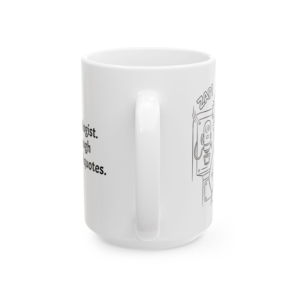 Funny Radiologist Coffee Mug - Radiology Doctor Gift - "The Invisible Doctor" White Ceramic Medical Humor Cup, 11oz & 15oz