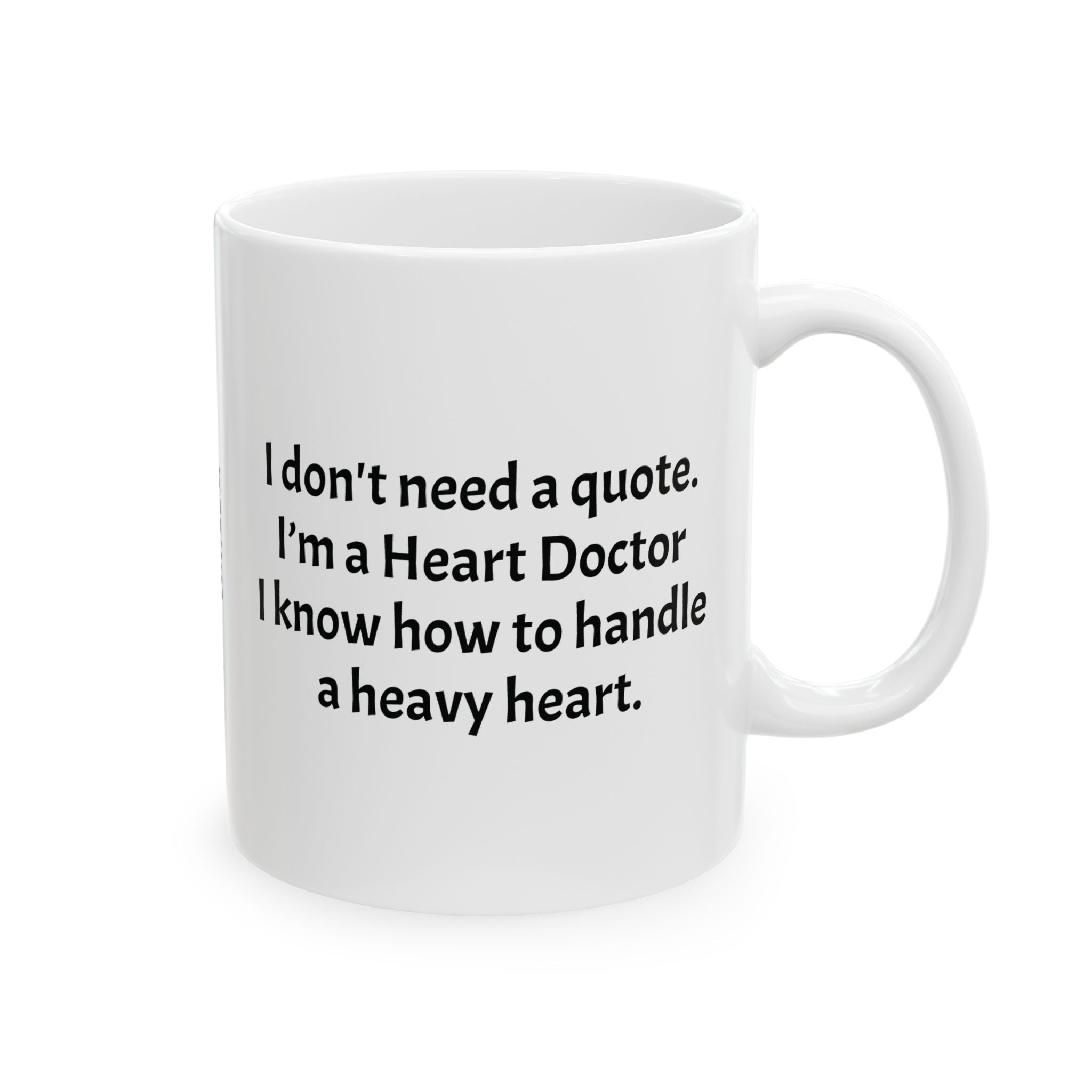 Funny Cardiologist Coffee Mug - Cardiology Doctor Gift - "Heart Specialist" White Ceramic Medical Humor Cup, 11oz & 15oz