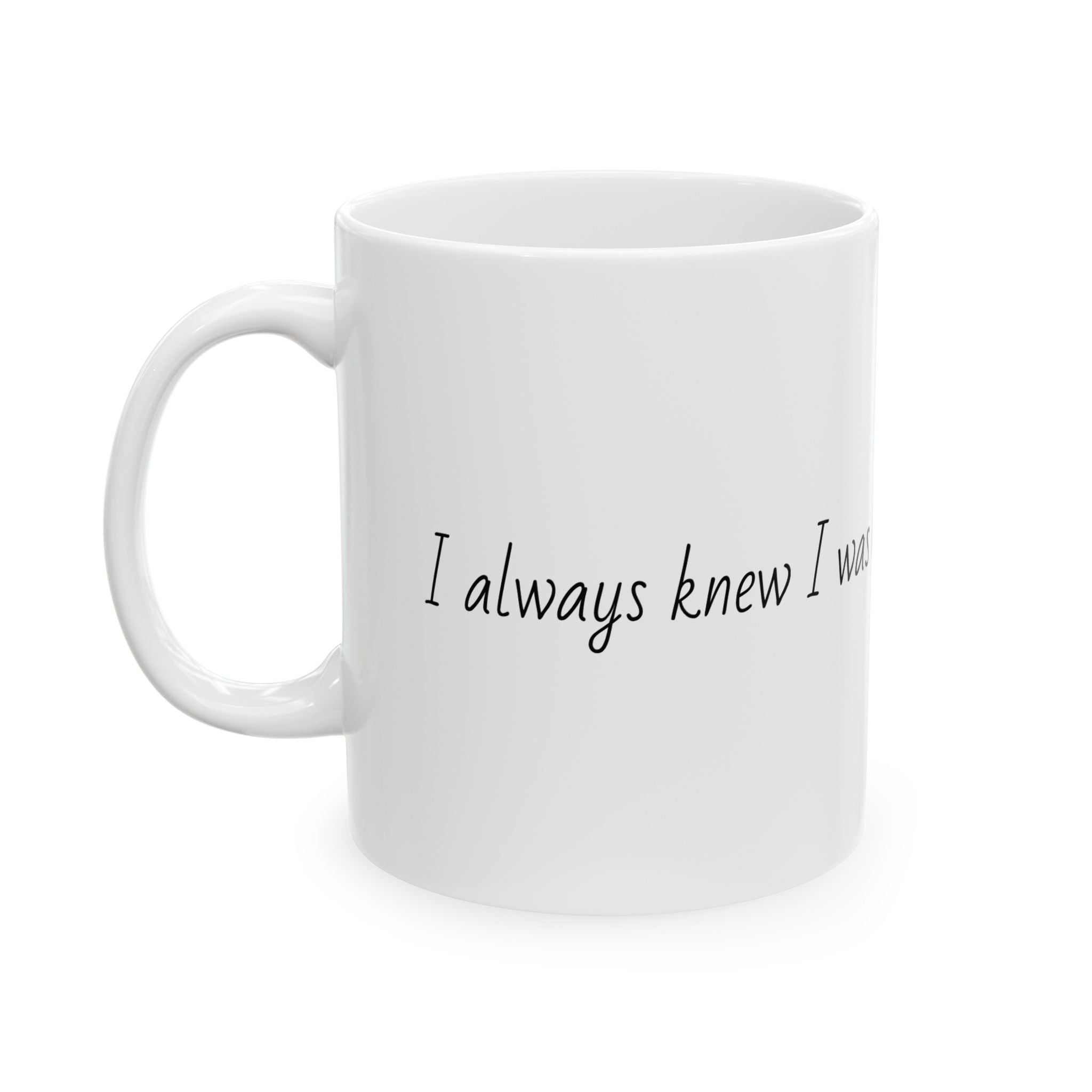 "I always knew I was in the best possible hands." Personalized Doctor Mug - Minimalist Ceramic Coffee Cup for Medical Professionals with quote, wishes, 11oz & 15oz