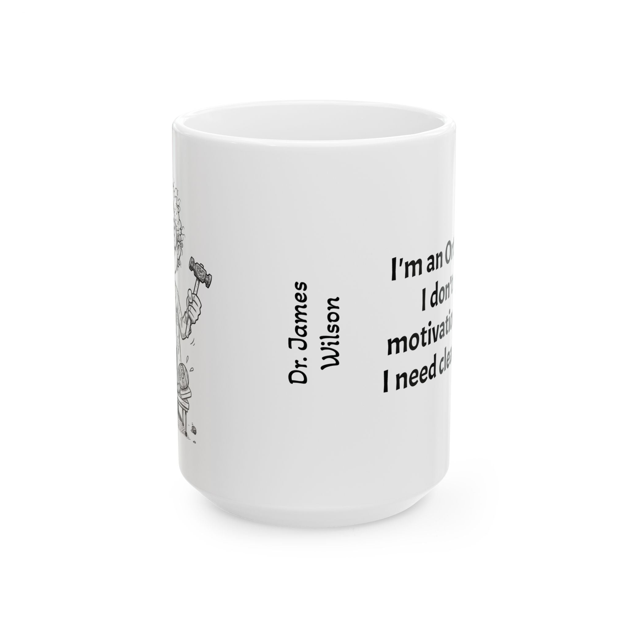 Funny Orthopedist Coffee Mug - Orthopedic Surgeon Gift - Bone Doctor White Ceramic Medical Humor Cup, 11oz & 15oz