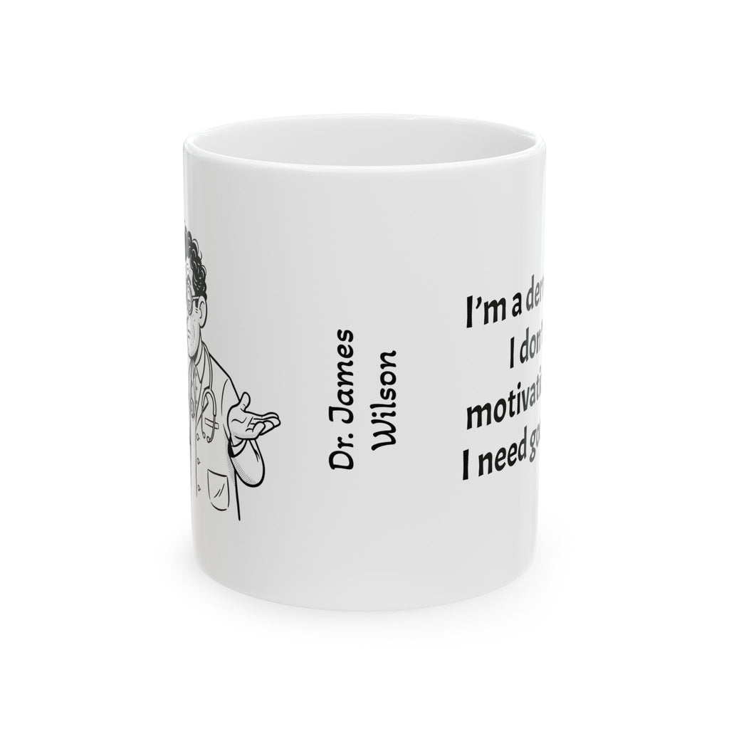 Funny Dermatologist Coffee Mug - Dermatology Doctor Gift - Skin Specialist White Ceramic Medical Humor Cup, 11oz & 15oz